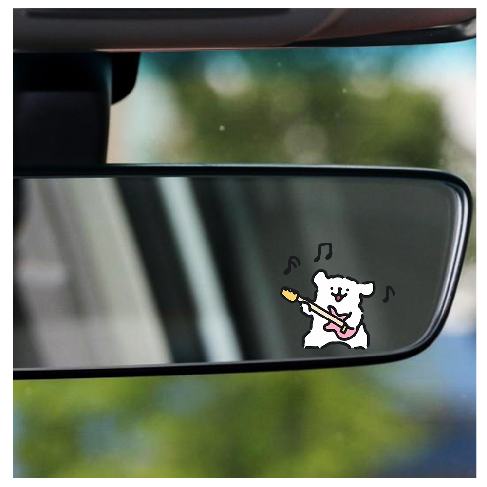 Motorcycle Gear Dogs - Stiker Kaca Depan Mobil Kustom Stiker