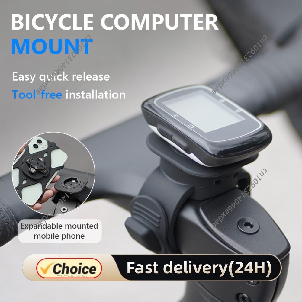 Phone Mount Handlebar - Dudukan Komputer Sepeda Silikon Multifungsi untuk