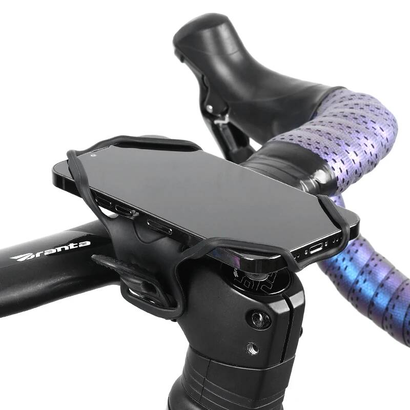 Phone Mount Handlebar - Penjepit Ponsel Universal Silikon untuk Sepeda