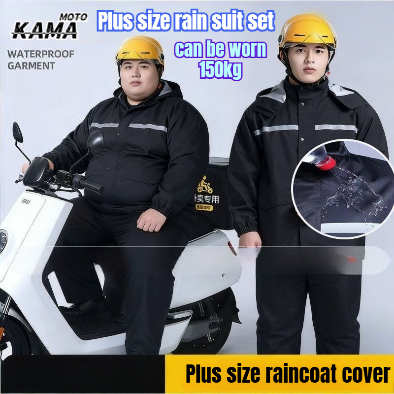 Motorcycle Gear Mens - Set Jas Hujan Reflektif Tahan Air