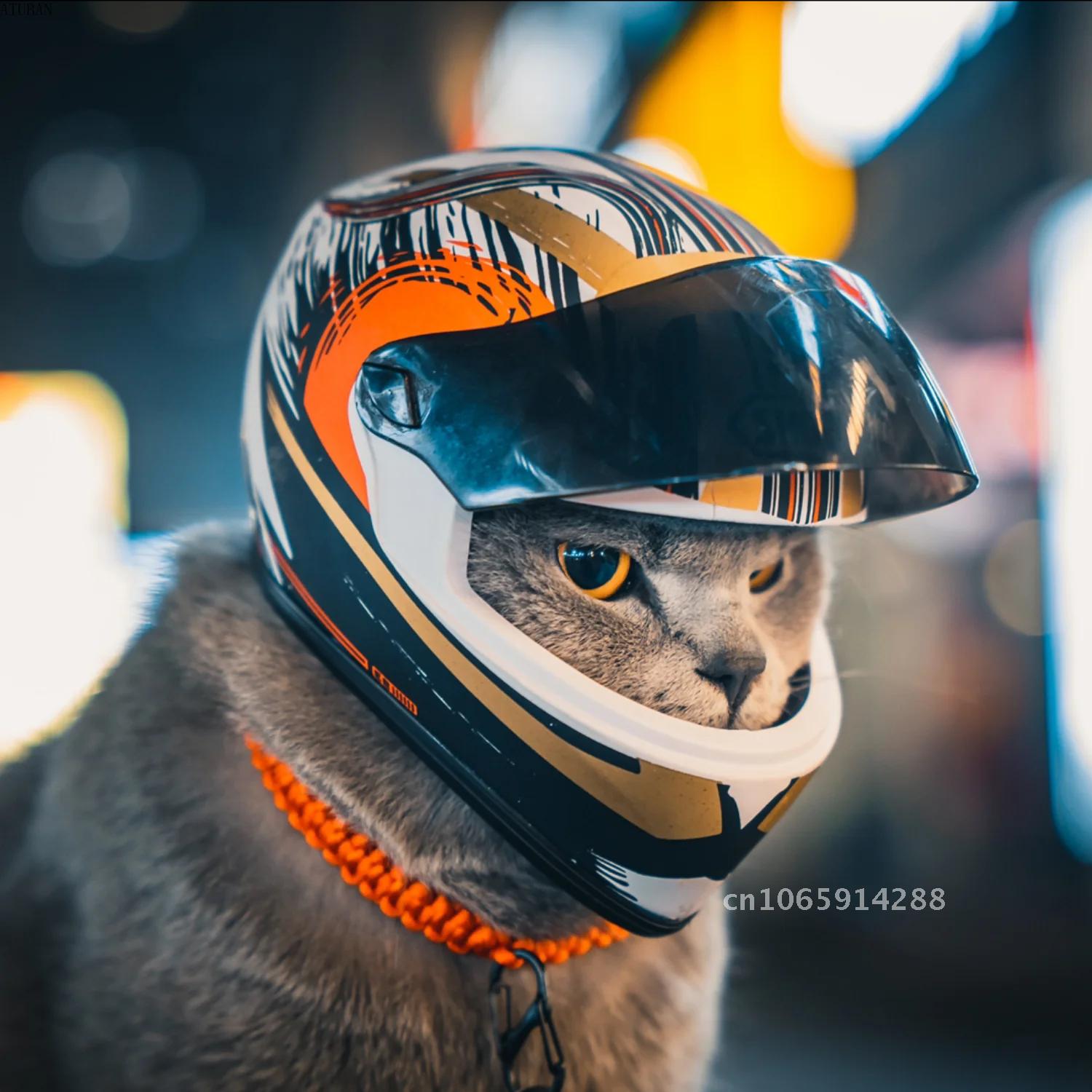 Motorcycle Gear Dogs - Helm Hewan Peliharaan, Helm Kucing, Helm