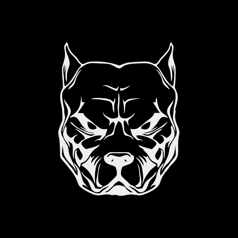 Stiker motor pola anjing pit b - Motorcycle Gear Dogs ulasan dan harga