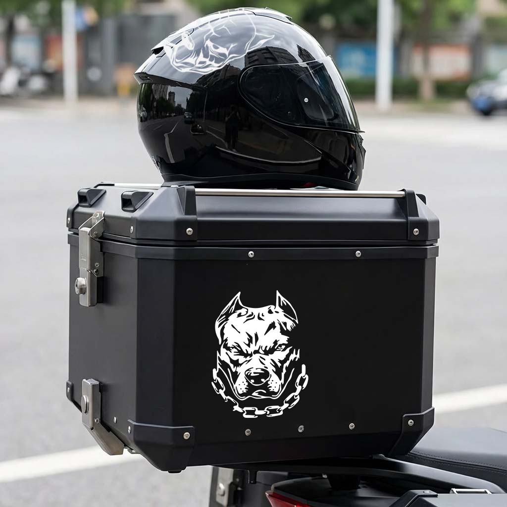 2PCS/SET Stiker Kepala Anjing  - Motorcycle Gear Dogs ulasan dan harga