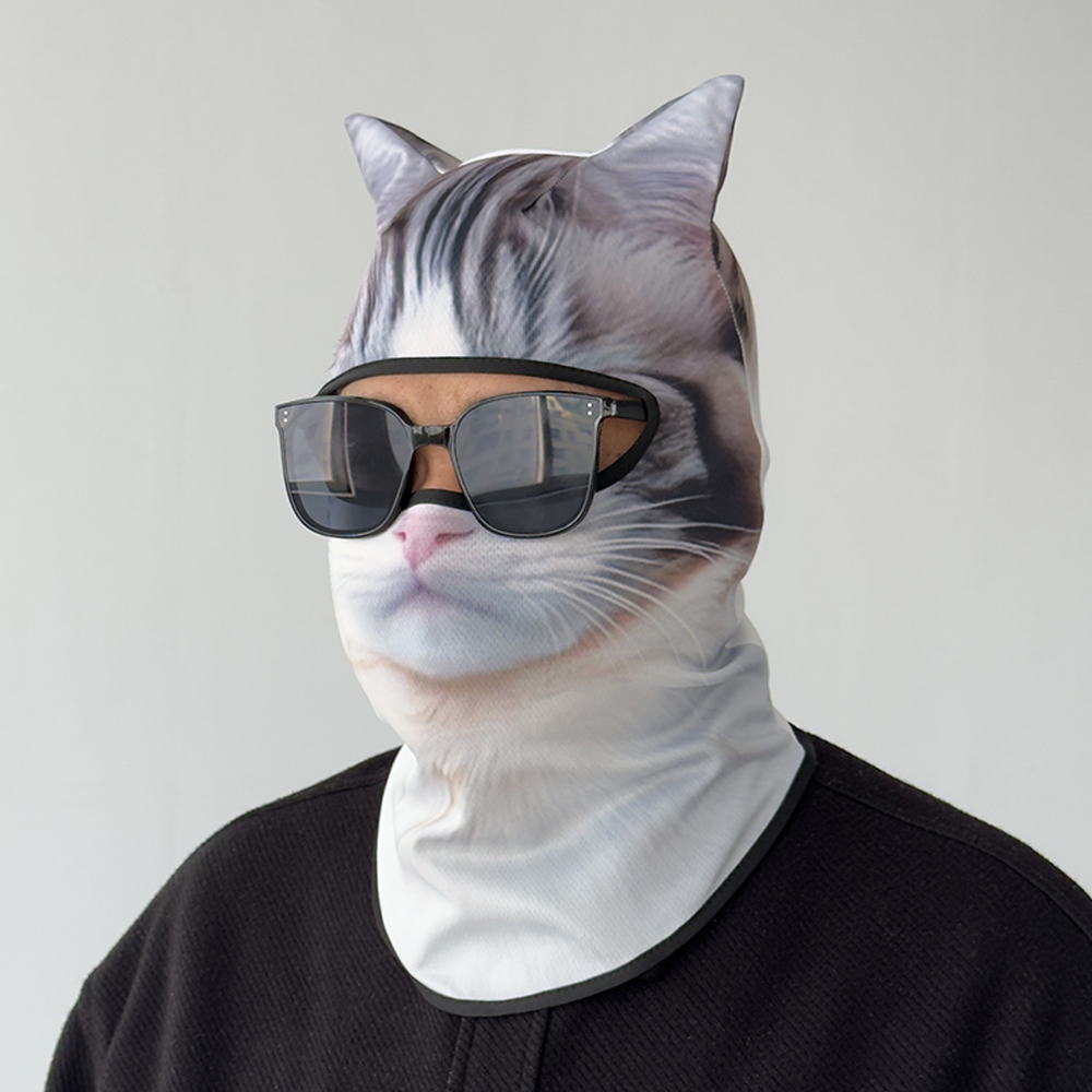 Masker Wajah Hewan 3D Perlengk - Motorcycle Gear Dogs ulasan dan harga
