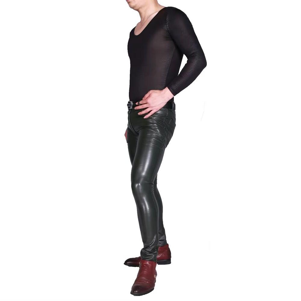 Celana Panjang Kulit Imitasi P - Motorcycle Gear Mens ulasan dan harga