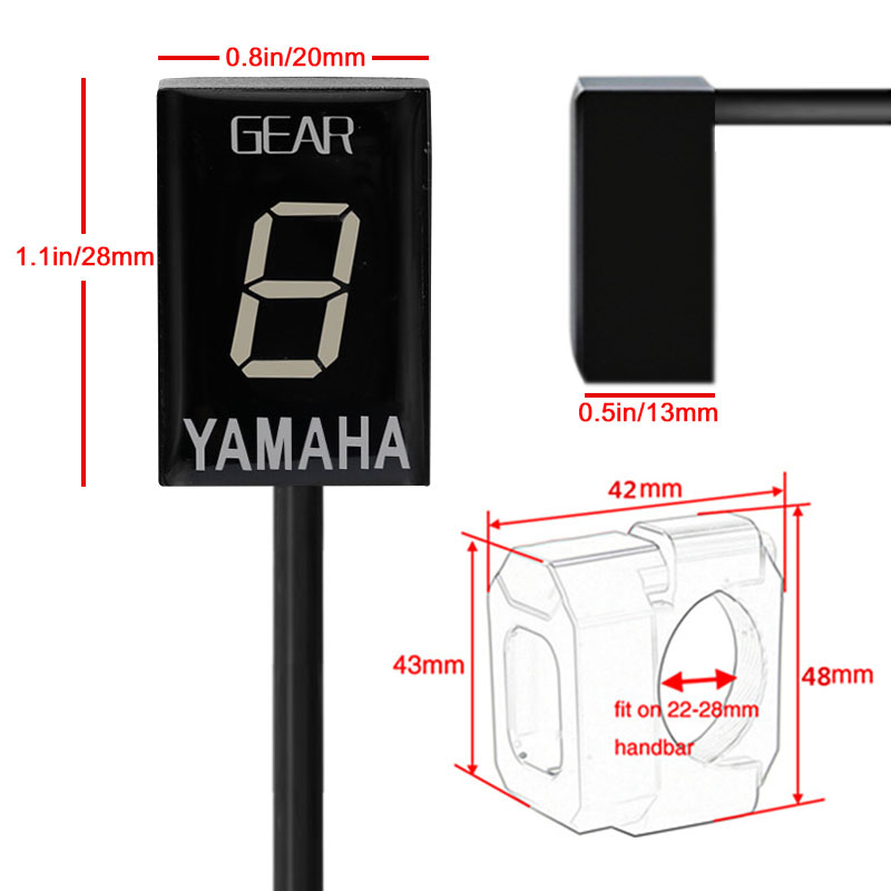 Indikator roda gigi untuk yama - Motorcycle Gear Levels ulasan dan harga