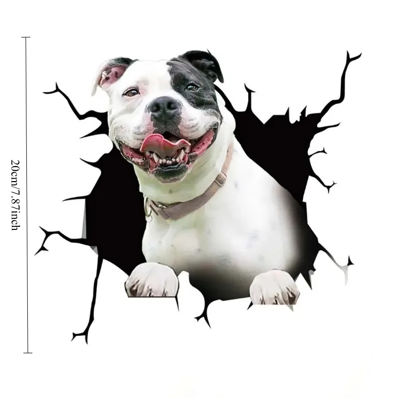 1 Buah Stiker Anjing Bulldog P - Motorcycle Gear Dogs ulasan dan harga