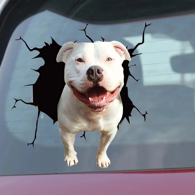 1 Buah Stiker Anjing Bulldog P - Motorcycle Gear Dogs ulasan dan harga