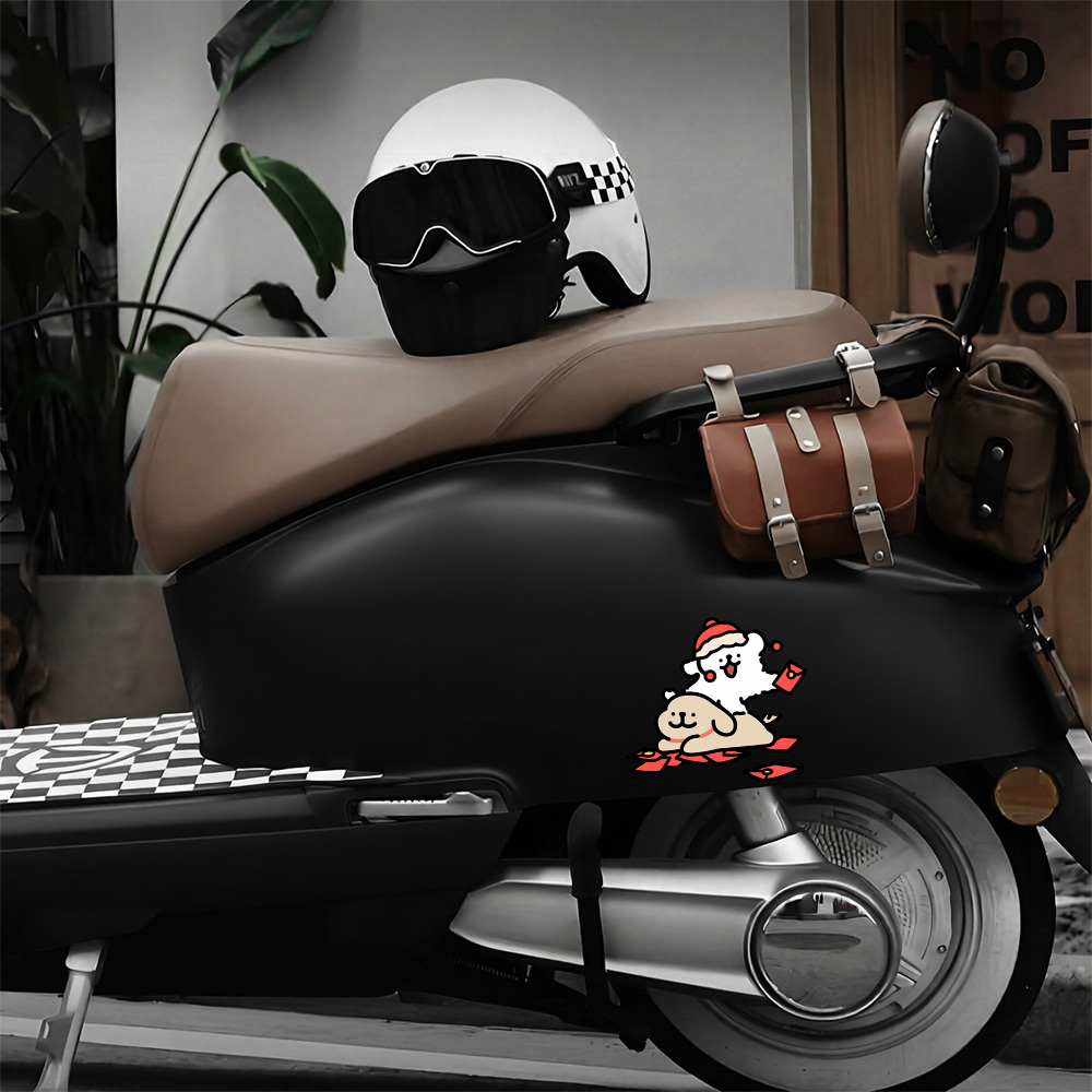 Stiker Mobil Anjing Maltese Ka - Motorcycle Gear Dogs ulasan dan harga
