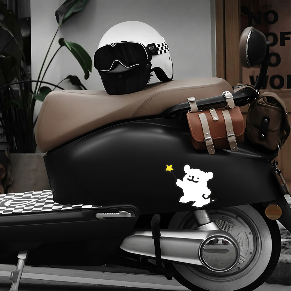 Stiker Mobil Vinyl Tahan Air A - Motorcycle Gear Dogs ulasan dan harga